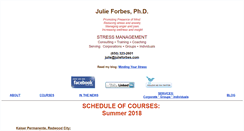 Desktop Screenshot of julieforbes.com